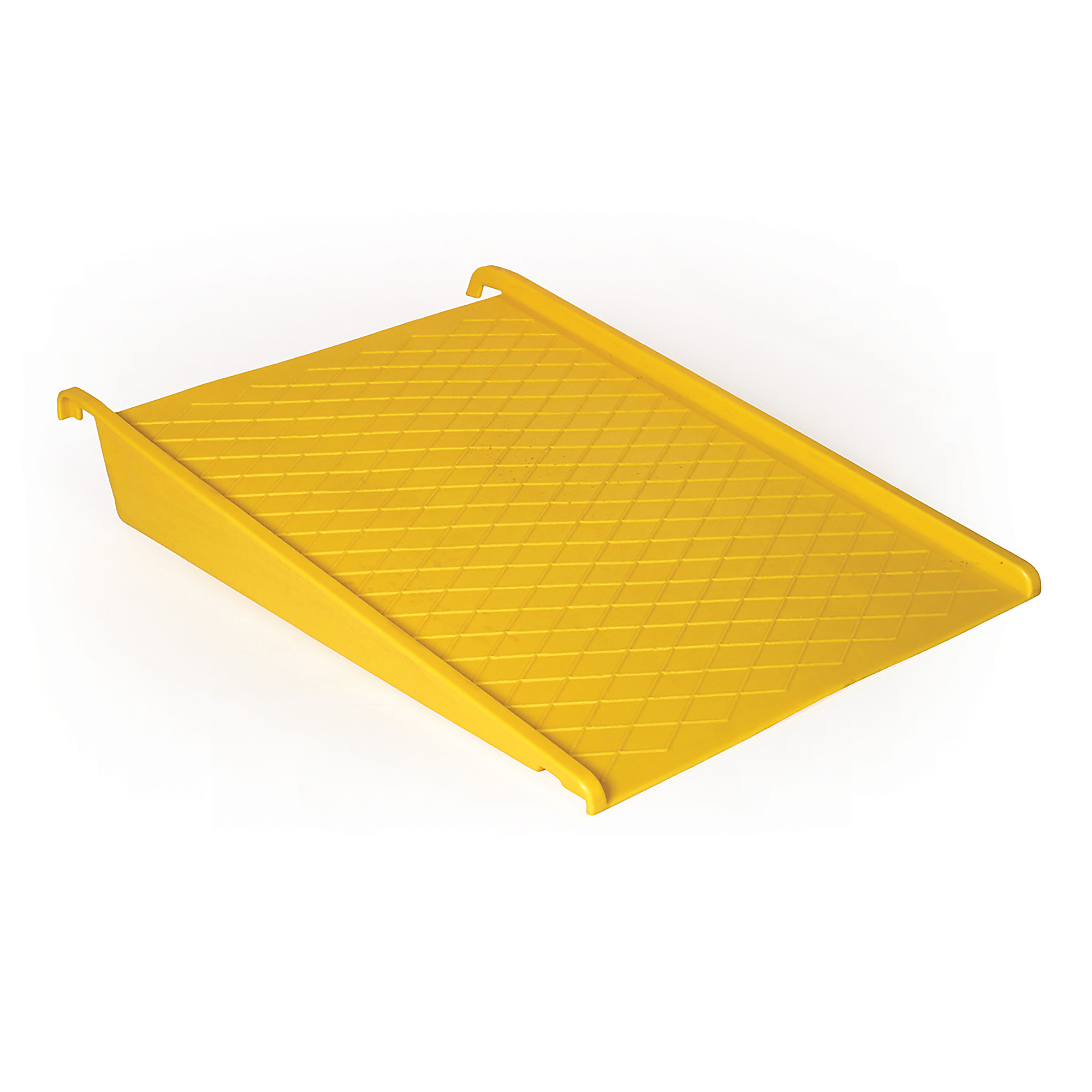 Eagle Poly Spill Pallet Ramp — Yellow, Durable, Easy Drum Loading, Model# 1689